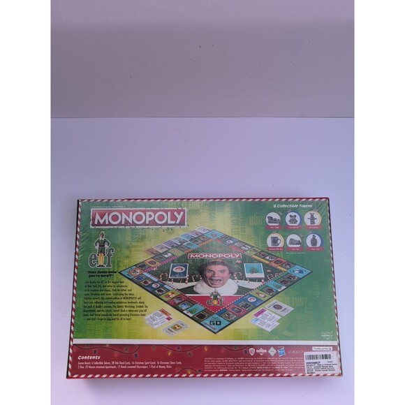 Monopoly Elf Edition – USAopoly 2019 – Sealed! Will Ferrell Christmas Board Game - Picture 12 of 16